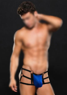Bad Boy Strappy Open Back Blue Trunk