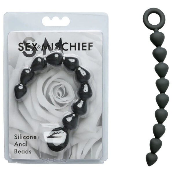 Sex and Mischief Silicone Anal Beads - Image 2